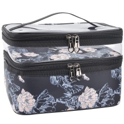 Cosmetic Bag Manufacturer - Durable Plastic 2-Layer Visible