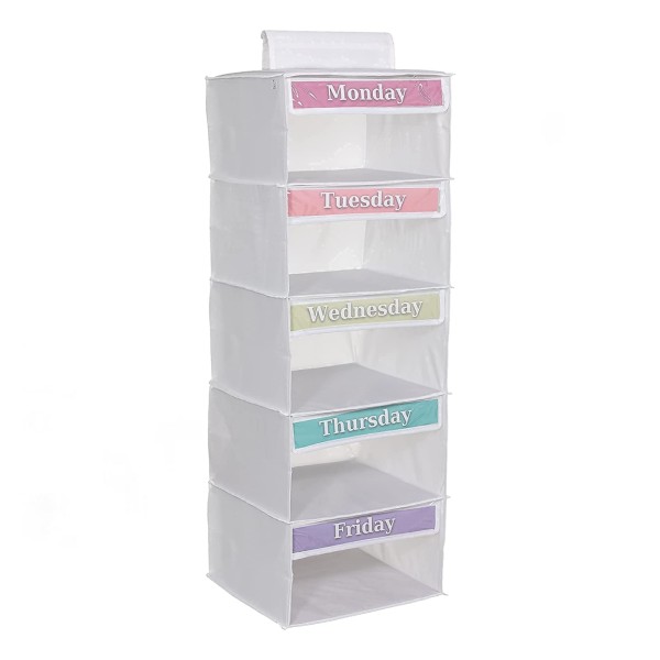 Kids Organizer Manufacturer - 5 Shelf PVC Durable Fabric