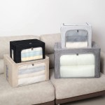 Storage Box Manufacturer - Linen Fabric Stackable Metal Frame