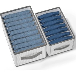 Closet Organizer Manufacturer - 7 Grids for Jeans Pants Home