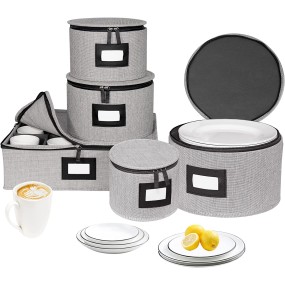 Kitchen Organizer Manufacturer - Linen Fabric Foldable for Dinnerware