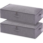 Underbed Storage Bags Manufacturer - Foldable with Transparent Lid
