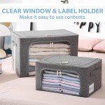 Storage Bins Manufacturer - Foldable Fabric Stackable with Frame