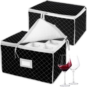 Wine Glass Organizer Manufacturer - Foldable 12-Grid Convenient
