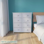 Storage Cabinet Manufacturer - 8 Drawers Fabric Boxes Steel Frame