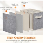 Wine Glass Organizer Manufacturer - New Design 12-Grid Foldable