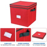 Christmas Storage Box Manufacturer - 4 Layers with Dividers for Ornaments