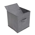 Storage Basket Manufacturer - 6 Pack Grey for Home Shelves