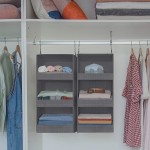 Wardrobe Organizer Manufacturer - 2-pack 3-shelf Hanging Fabric