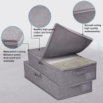 Underbed Storage Bags Manufacturer - Foldable with Transparent Lid