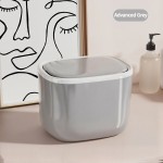 Trash Can Manufacturer - Cream Style Press Type Desktop