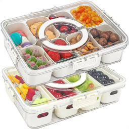 Food Storage Container Manufacturer - 9-Compartment with Lid