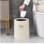 Trash Can Factory - Luxury Cream Wind Large Capacity