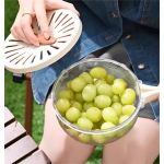 Fruit Basket Manufacturer - Drain Basket with Lid Foldable