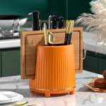 Knife Rack Factory - 360-degree Rotating Cutlery Storage