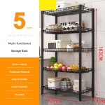 Storage Shelf Factory - 3 Tier Metal Wire Adjustable