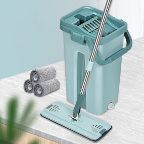 Flat Mop Manufacturer - Hand Free Washing Rotating Retractable
