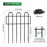 Animal Barrier Fence Factory - Garden Decorative Rustproof Metal