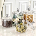 Storage Jar Factory - Modern Clear Plastic Multifunction