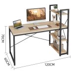 Office Desk Manufacturer - Classic Wood Top Steel Leg
