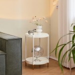 Coffee Table Factory - Stylish Double Side Round End