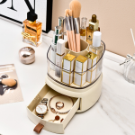 Makeup Storage Box Manufacturer - 360 Rotating Plastic Portable