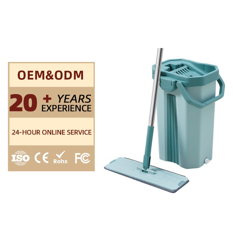 Smart Mop Factory - Self-cleaning Drying 360 Rotating