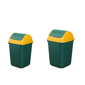Swing Lid Trash Can Factory - Contracted Design Plastic