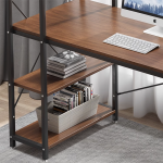 Computer Desk Factory - With Storage Shelf Corner Design