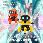 Baby Robot Toy Manufacturer - Six-Claw Electric Music Dancing