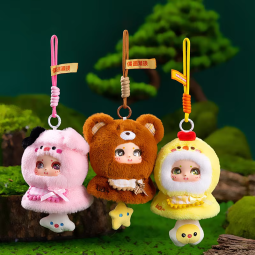 Plush Keychain Manufacturer - Cartoon Animal Backpack Pendant