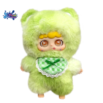 AI Plush Toy Manufacturer - Rotatable Eyes Green Frog