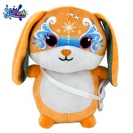 Bunny Plush Toy Manufacturer - Orange Backpack Bunny