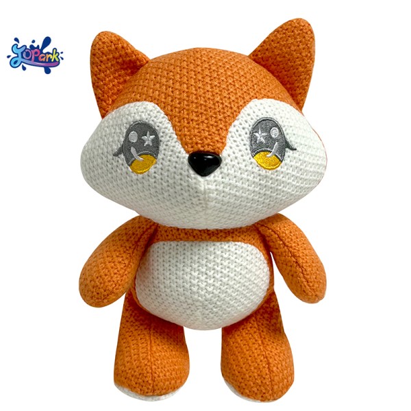 Stuffed Toy Manufacturer - Knitted Fox Doll Small