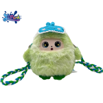 AI Plush Bag Manufacturer - Pink Le Dou Dou LED Eyes