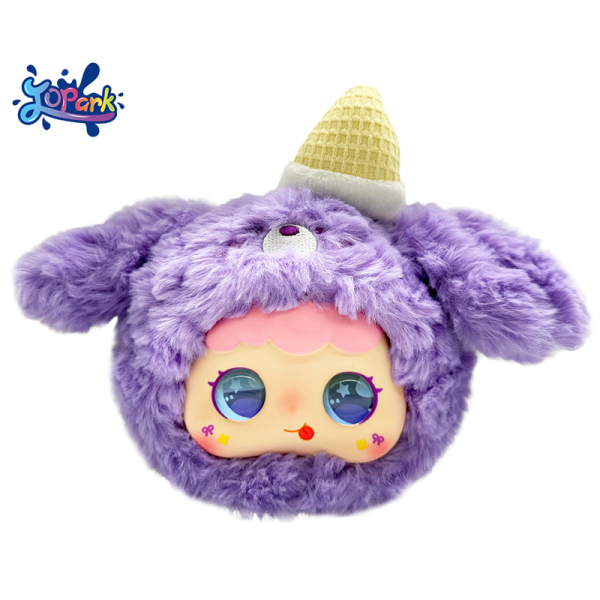 AI Plush Doll Manufacturer - Purple Animal LED Screen