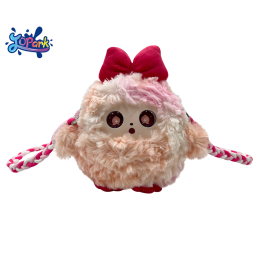 AI Plush Bag Factory - LED Eyes Silicone Face Shoulder