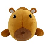 Animal Plush Pillow Manufacturer - Brown Hippopotamus