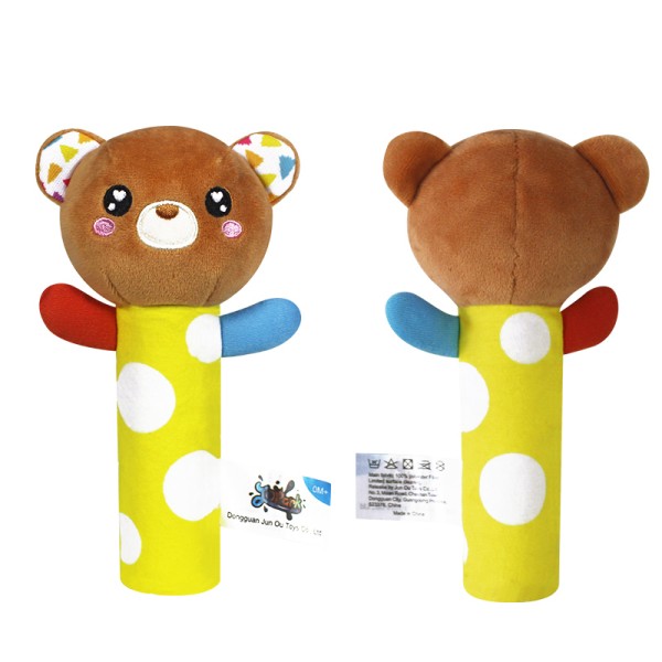 Plush Rattle Factory - Animal Musical Squeaker Rod