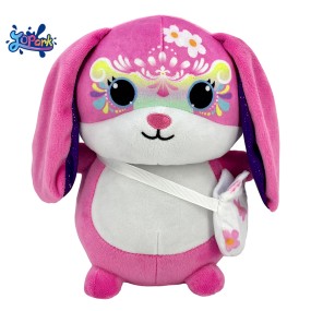 Bunny Plush Toy Manufacturer - Pink Backpack Bunny
