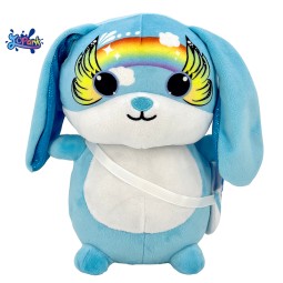 Bunny Plush Toy Manufacturer - Blue Backpack Bunny