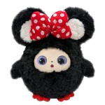 AI Plush Toy Manufacturer - White Beret LED Screen