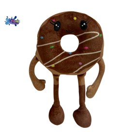 Food Plush Toy Factory - Chocolate Doughnut Simulation