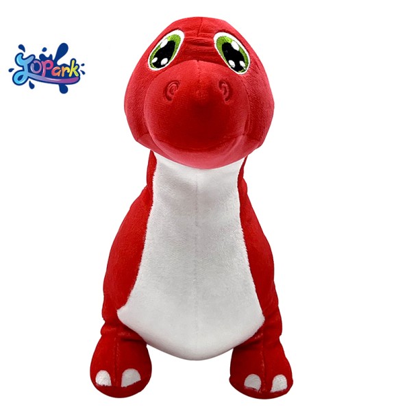 Dinosaur Plush Toy Manufacturer - Red Brontosaurus