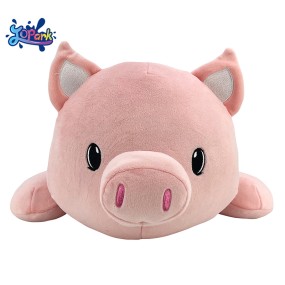 Animal Plush Pillow Manufacturer - Pink Pig Plush
