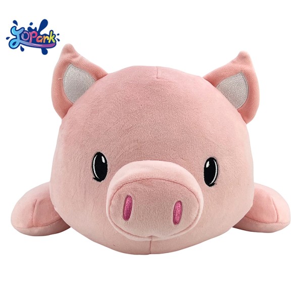 Animal Plush Pillow Manufacturer - Pink Pig Plush