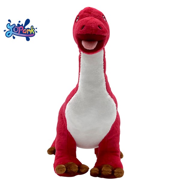 Dinosaur Plush Doll Manufacturer - Red Brontosaurus
