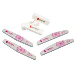 Sponge Nail File Manufacturer - Wholesale Pink Half Moon Double