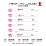 Emery Board Nail File Factory - OEM Custom 100 Grit White