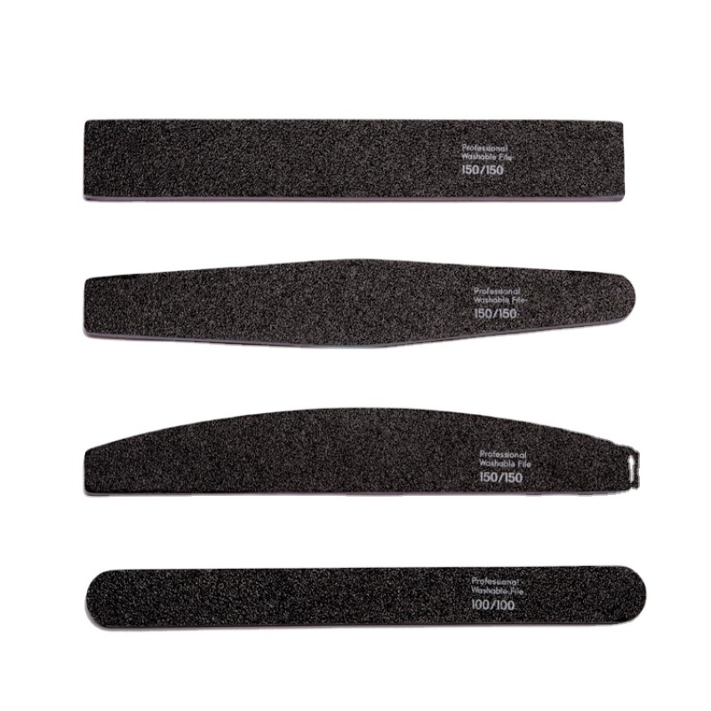 Korean Nail File Manufacturer - OEM Custom Black Double Sides